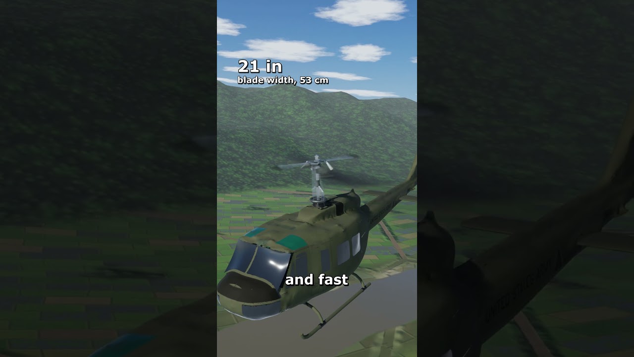 Why You Hear a Huey Before You See It | Inside the UH-1 #shorts