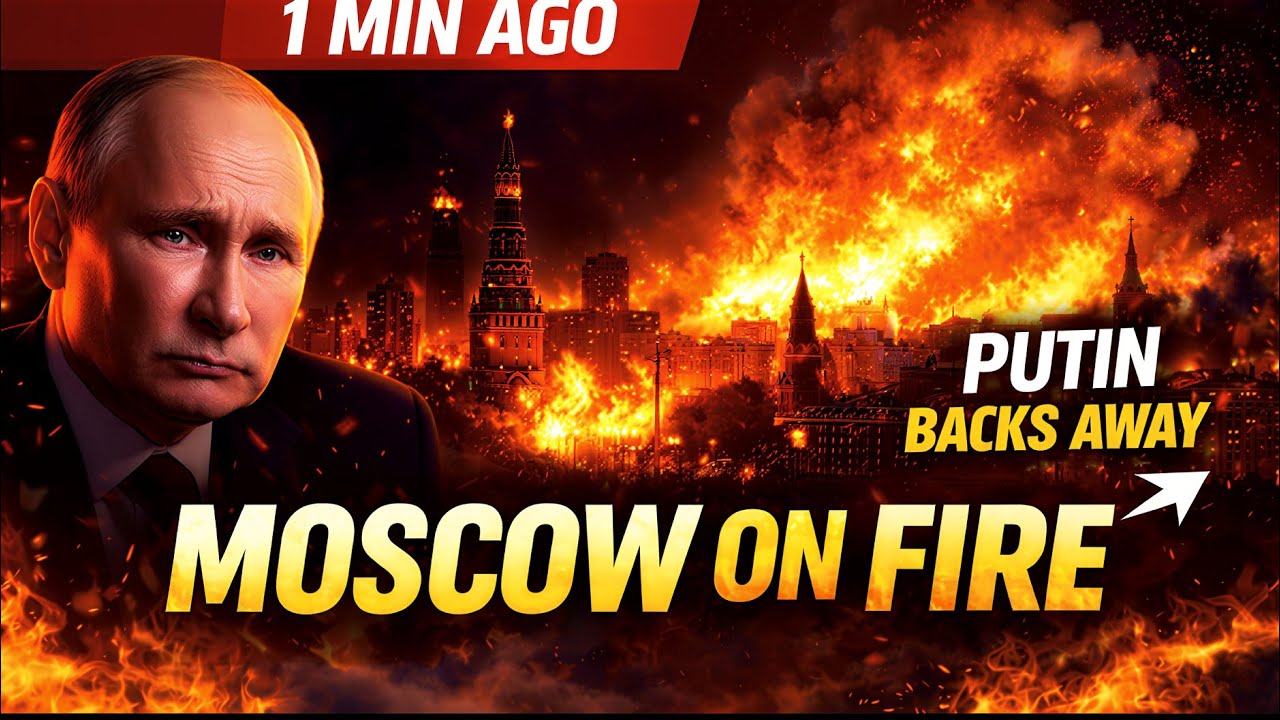 1 MIN AGO: Russia Shaken — Moscow Burns as Putin Backs Away