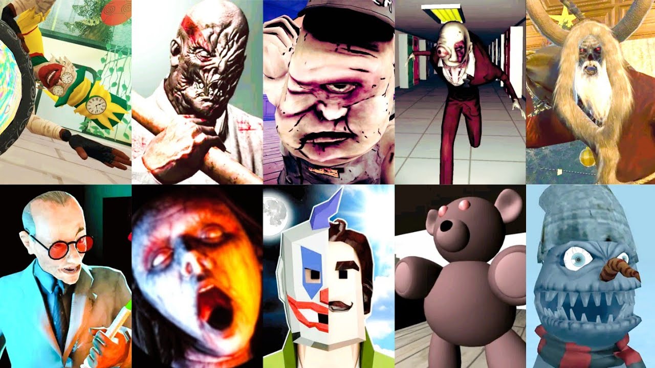 Jumpscares #10 | Smiling X Corp 2 ⚔️ Papa ⚔️ A Stranger Place ⚔️ Krampus ⚔️ Evil Snowmen & More