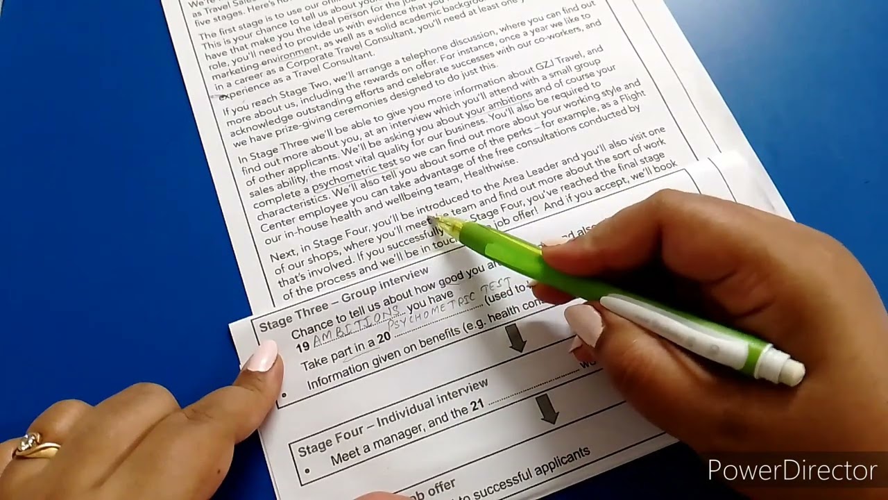 General Cambridge Book 11 Test 1 Section 2 GZJ Travel - Recruitment Info & Hilton Laboratory