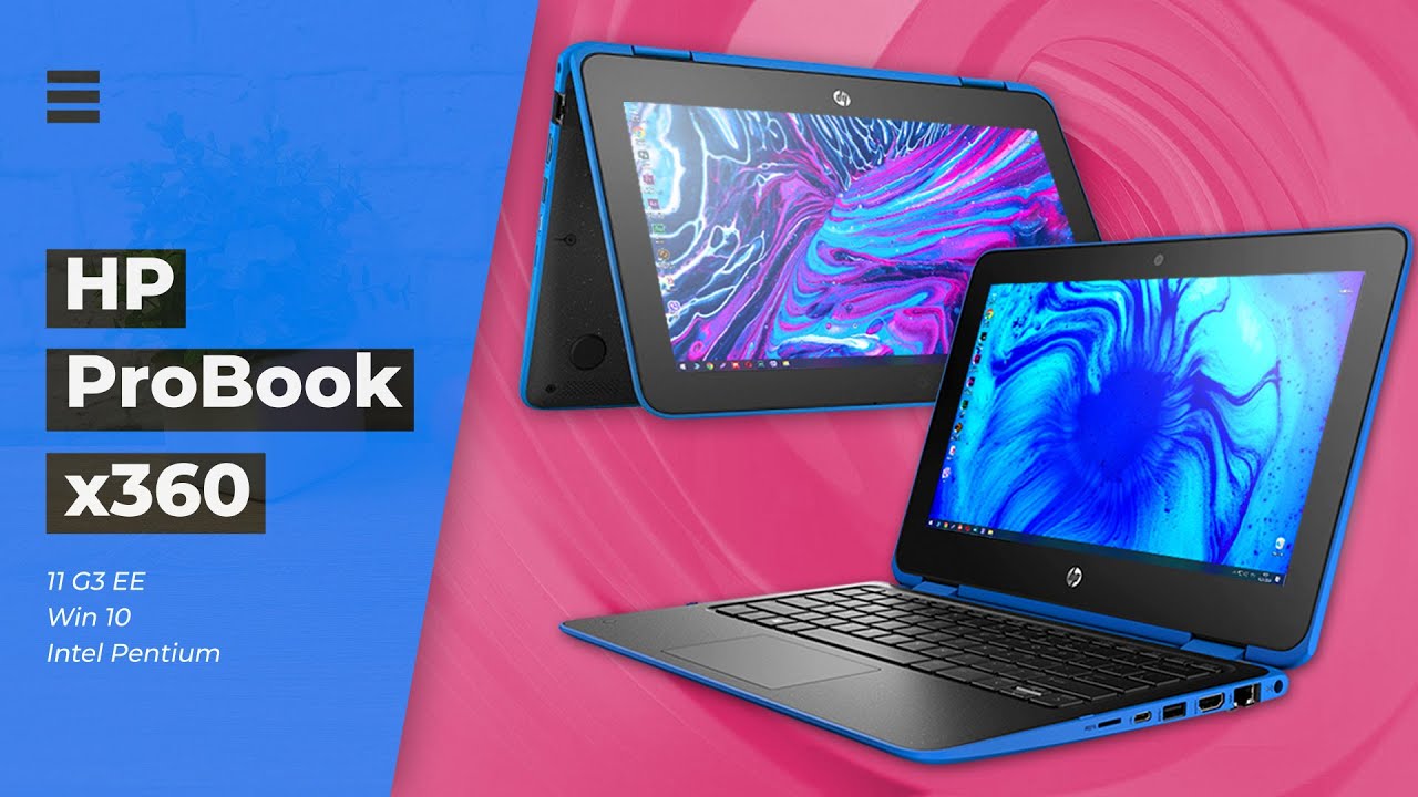 💻 Обзор HP ProBook x360 11 G3 EE - ноутбук трансформер с тачскрин экраном 👈 для учебы и работы