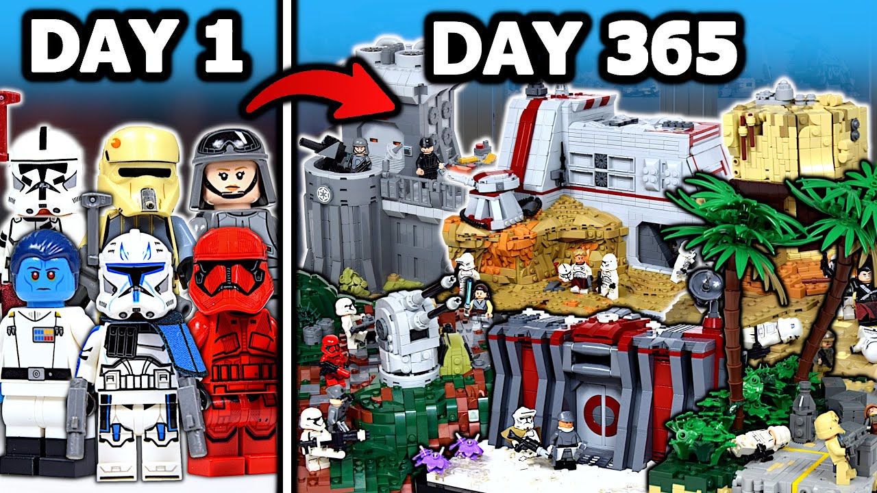 I Spent ONE YEAR Recreating Star Wars in LEGO…