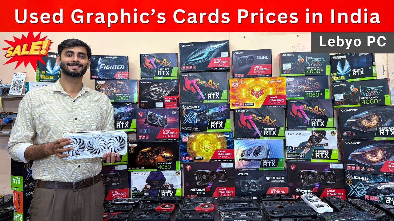 Cheapest Used Graphics Cards Prices in India | Giveaway 🔥 | Lebyo PC's  #usedgpu