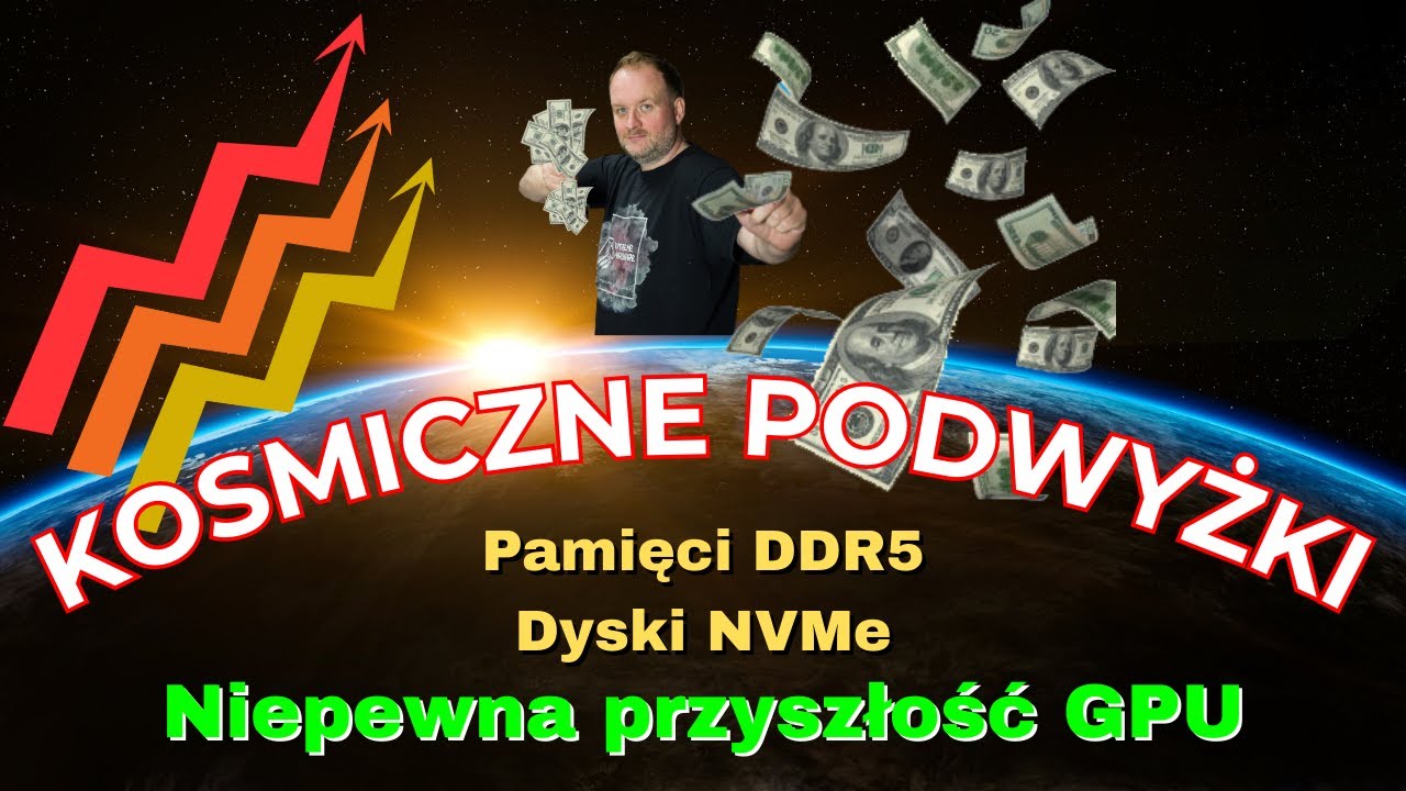 Kryzys na rynku PC. Kosmiczne podwyżki cen pamięci DDR5 oraz dysków NVMe. Niepewna przyszłość GPU...
