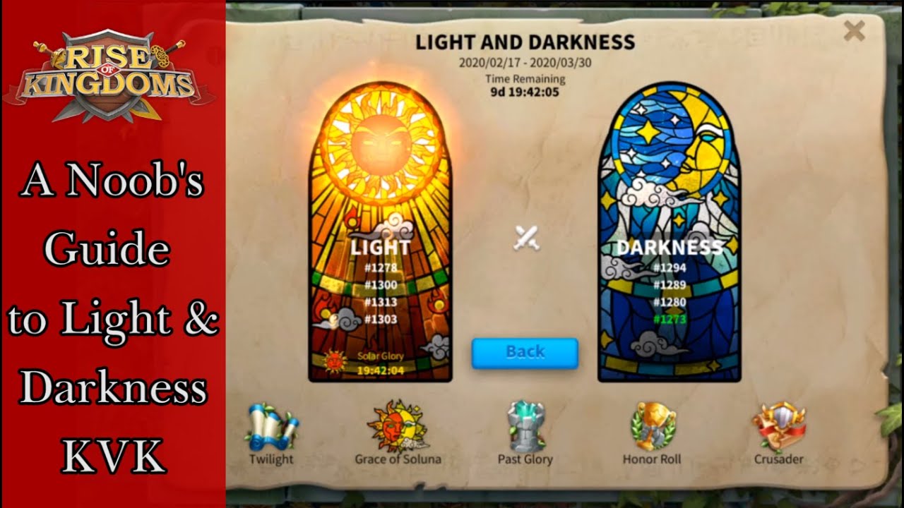 A Noob's Guide to LIGHT & DARKNESS KVK | Rise of Kingdoms