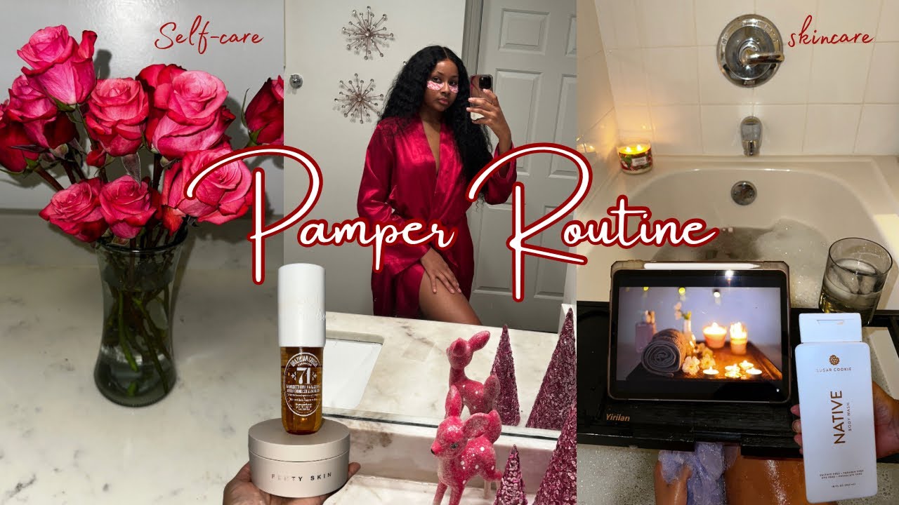 WINTER PAMPER SELF CARE: bath routine, skincare + hygiene products | 2024 Glow UP