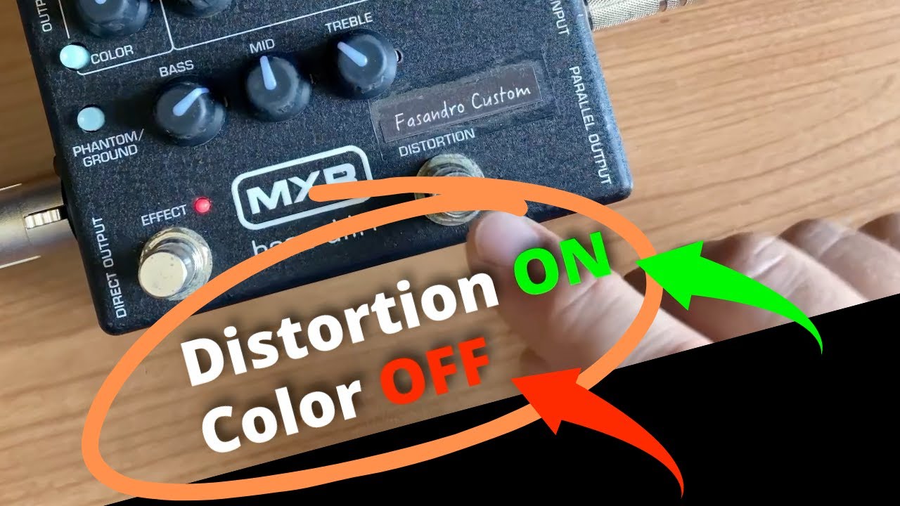MXR M80 bass d.i.+ Custom Demo
