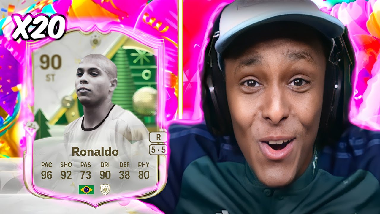 Can I Pack Ronaldo With 20x CRAZY ICON Player Picks?!
