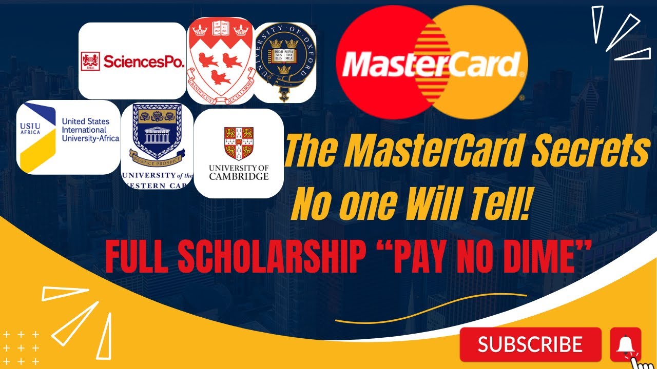 Even Free Laptops? MasterCard Scholarship |The Best Comprehensive…