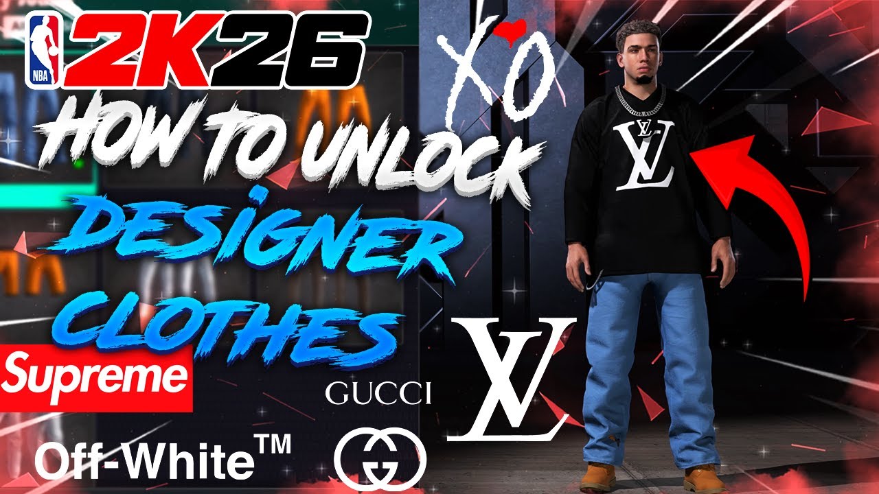 КАК ПОЛУЧИТЬ ДИЗАЙНЕРСКУЮ ОДЕЖДУ В NBA 2K26! ЛУЧШИЕ КРУТЫЕ НАБОРЫ В NBA 2K26! ФУТБОЛКИ НА ЗАКАЗ в...