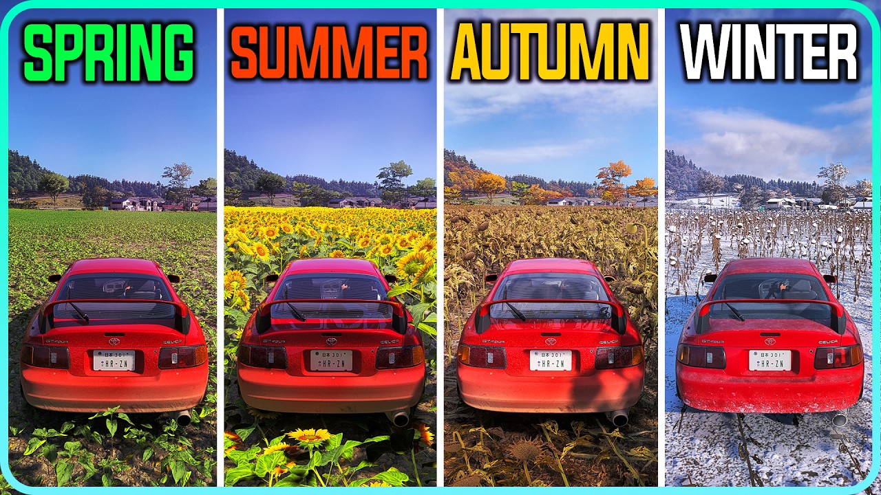 Forza Horizon 6: All Seasons World Details Comparison
