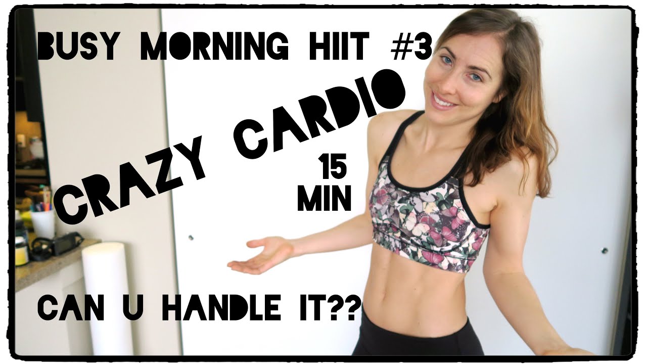 HIIT-тренировка для активного утра №3 | Безумное кардио | Сжигатель 250 калорий