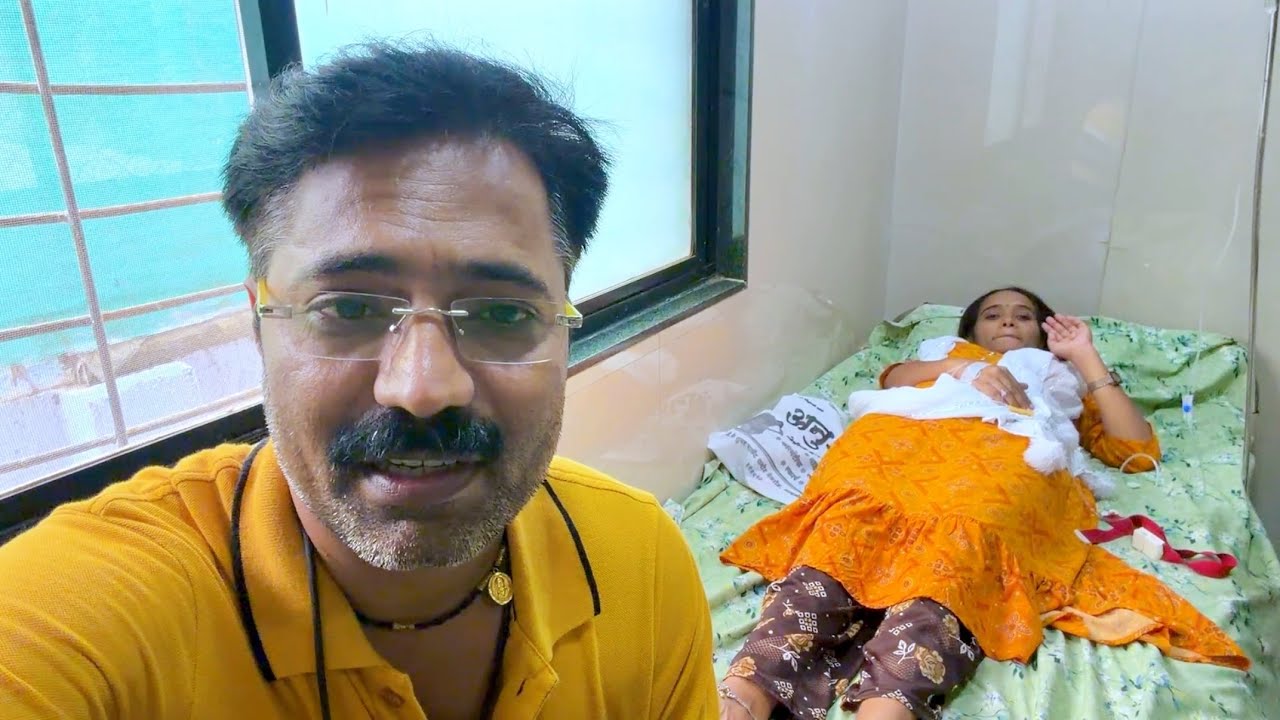 माऊलीच्या मम्मीला हॉस्पिटल मध्ये सलाईन लावले 😳