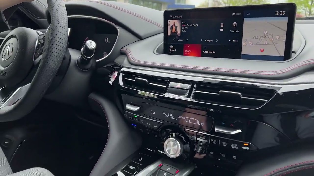 Как настроить радиоприемники и избранное в Acura
