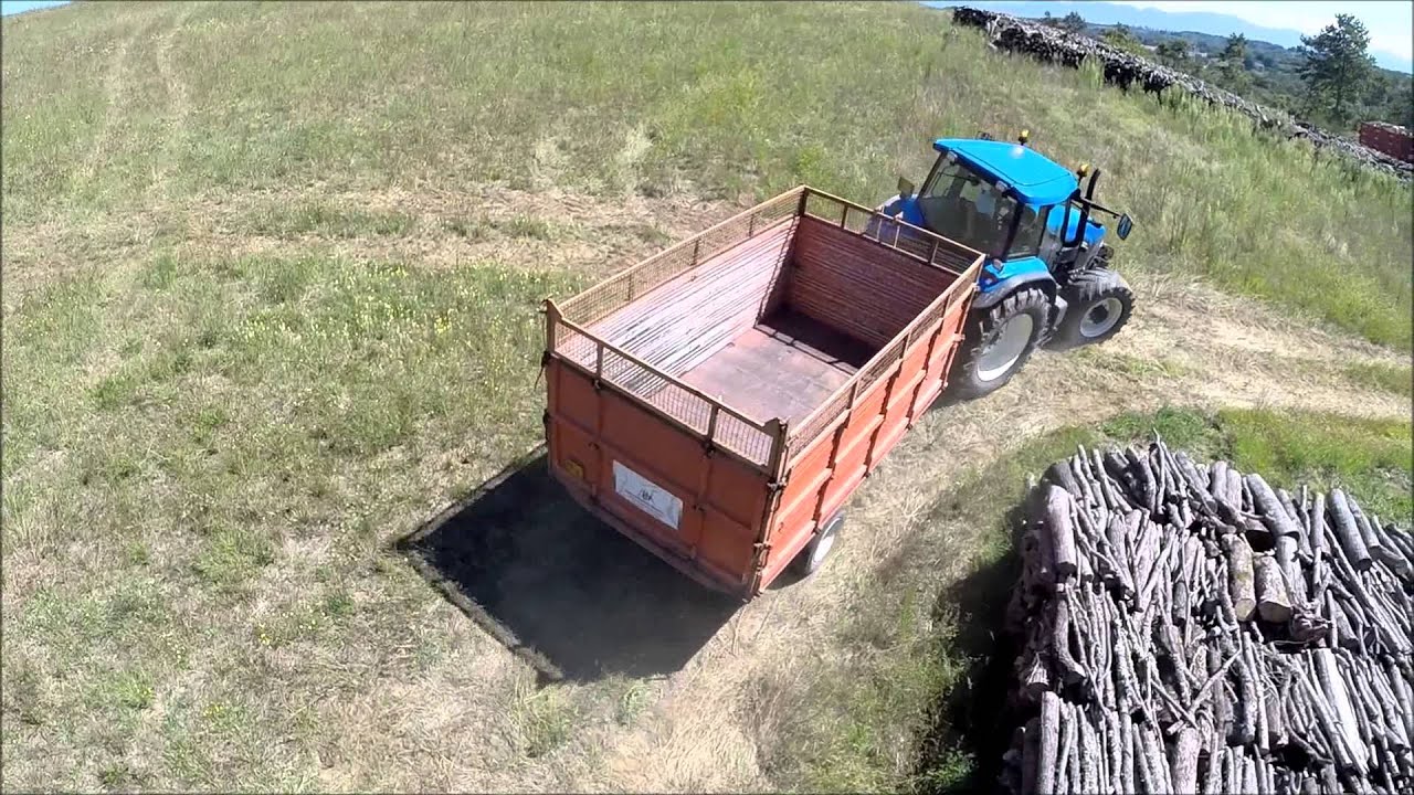 Impresa boschiva chioccia : stoccaggio legname #drone #gopro # orvieto