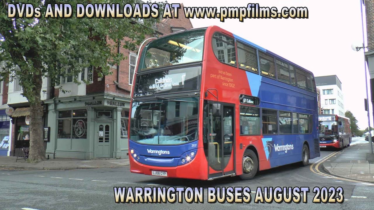 5111 WARRINGTON BUSES AUGUST 2023YOUTUBE