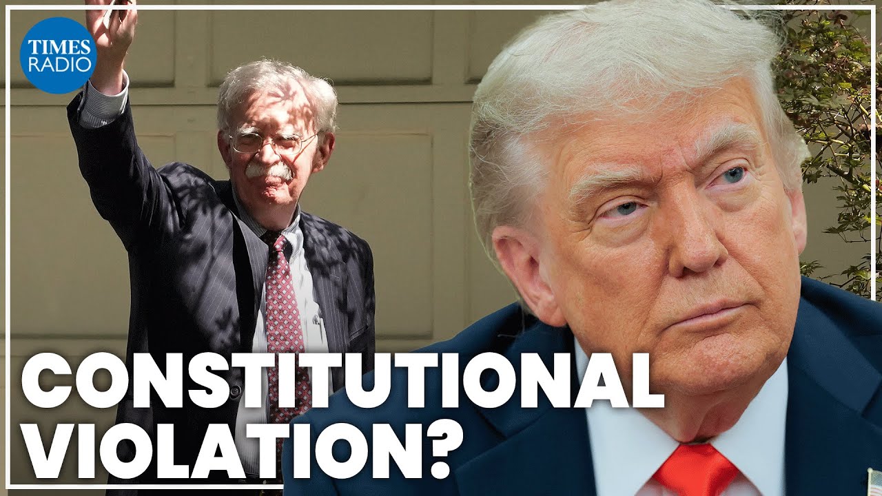 Donald Trump might have violated constitution with John Bolton FBI raid | William Hague
