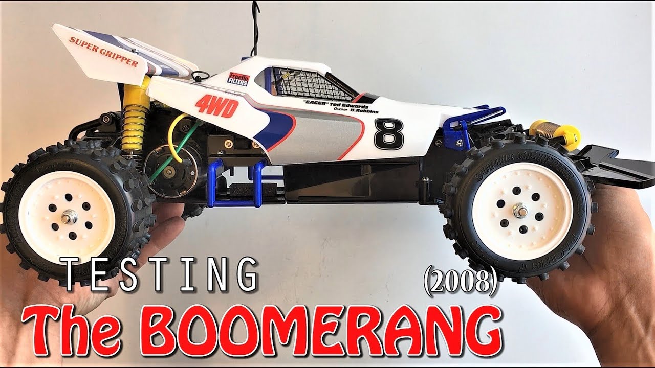 TESTiNG the Tamiya Boomerang 2008 1/10 4WD Buggy (Tamiya #58418) 1980ies RC Icon Part 3/4!
