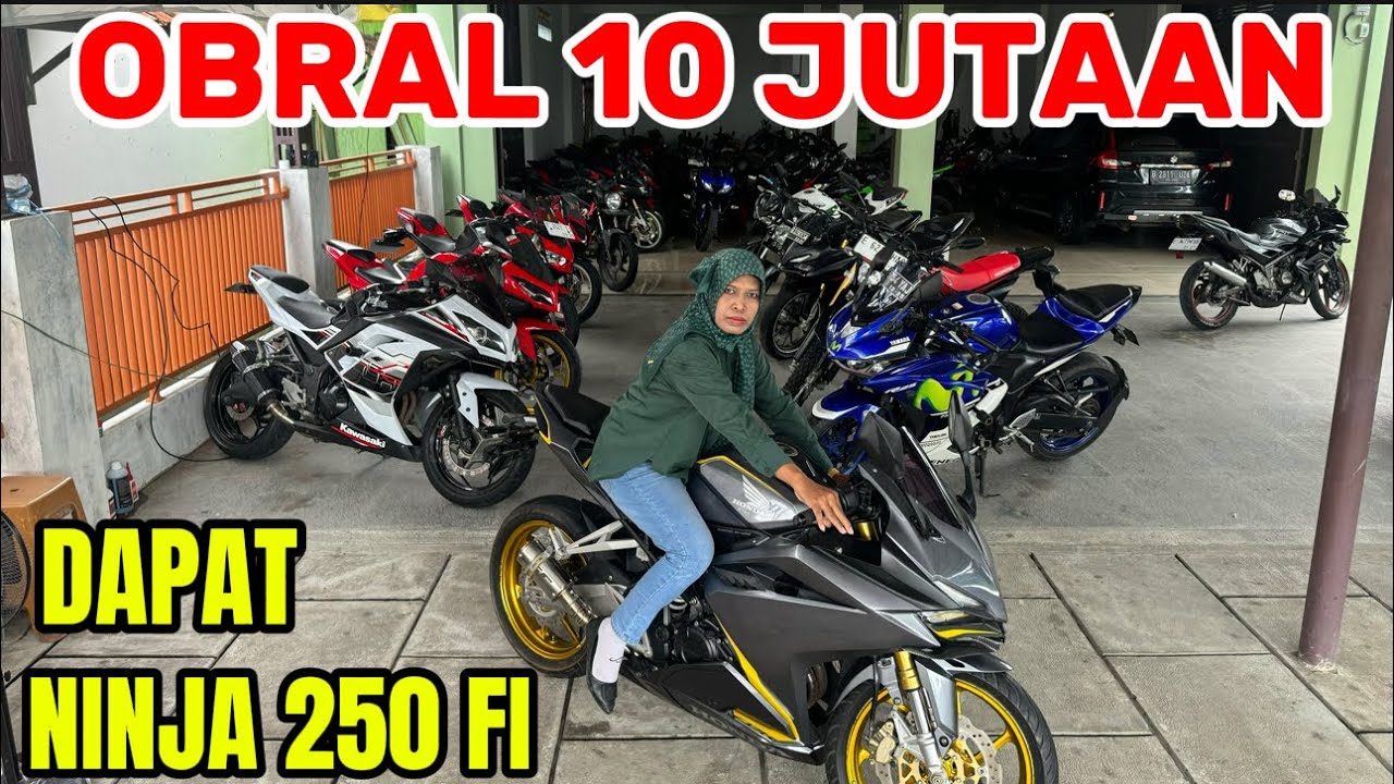 10 JUTAAN DISINI DAPAT NINJA 250 FI SURAT2 LENGKAP #viralvideo #trending #fypシ゚ #fyp #semuaorang #fy
