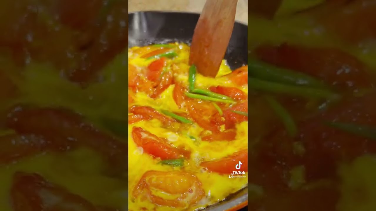 5-Minute Tomato Egg stir fry 