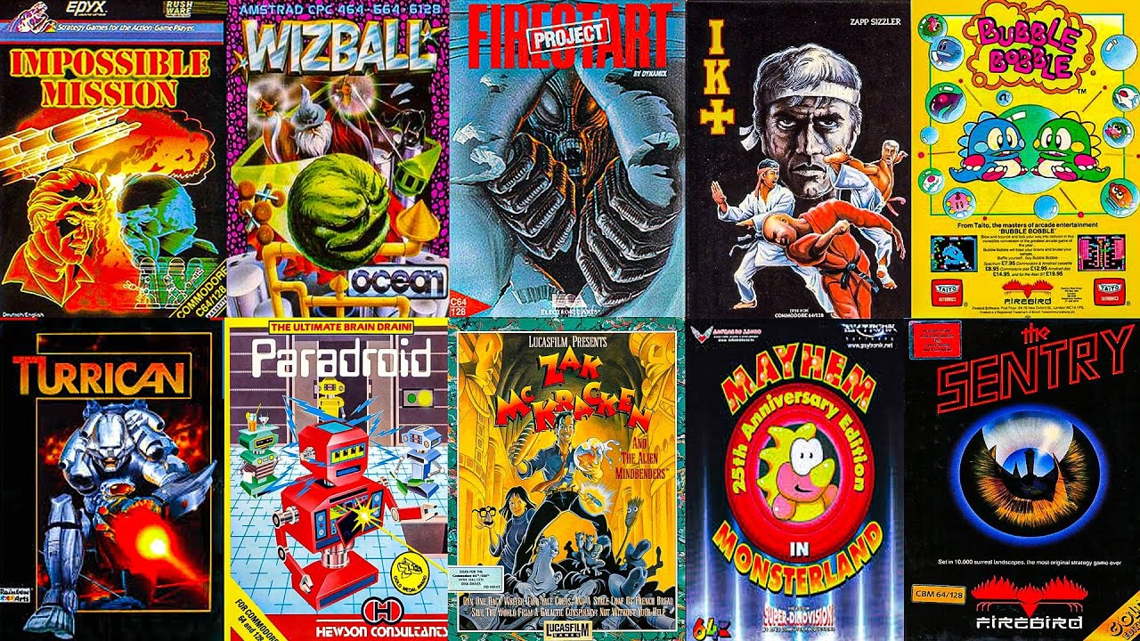 Top 10 Best C64 Games of all Time | Best Commodore 64 Games