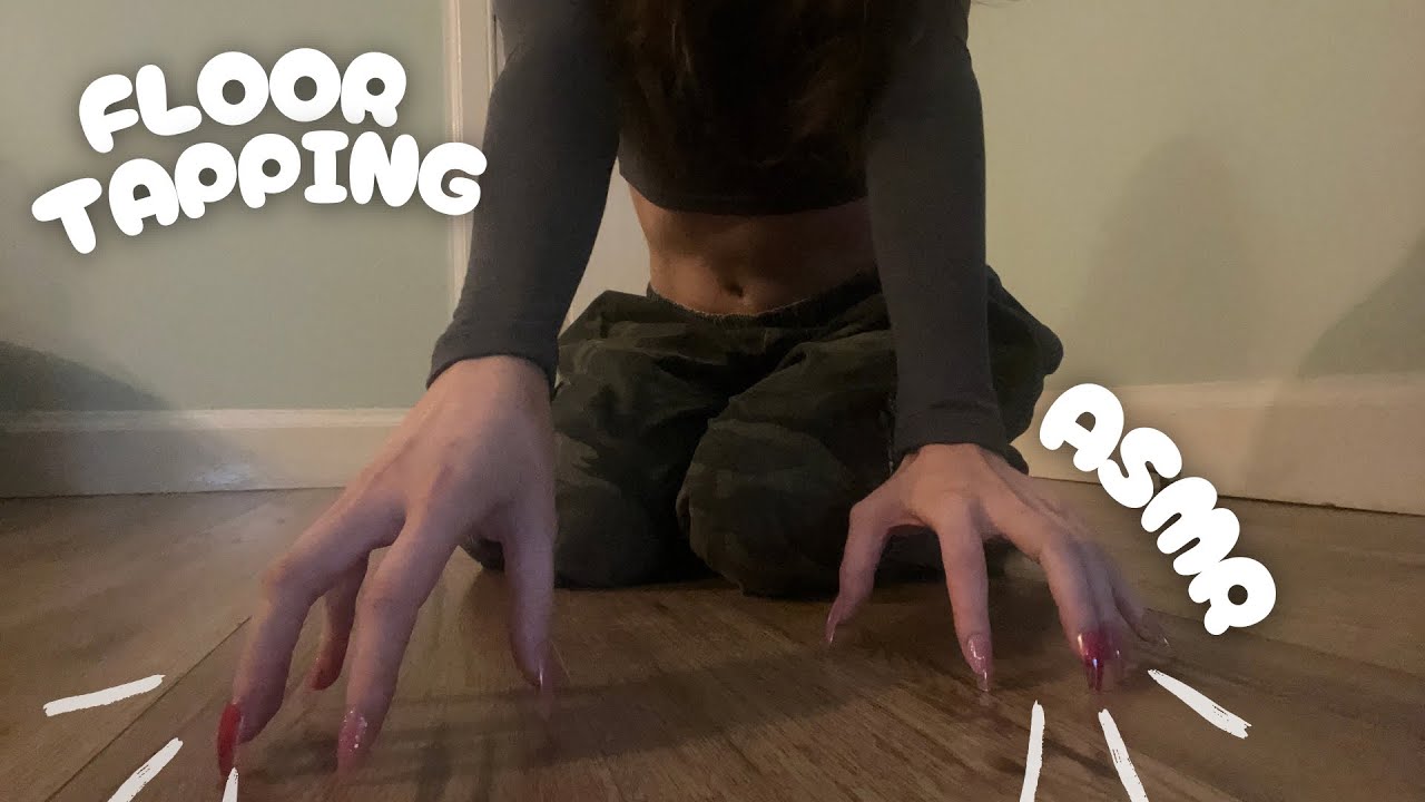 ASMR Floor tapping and scratching! (Lofi, no talking) 