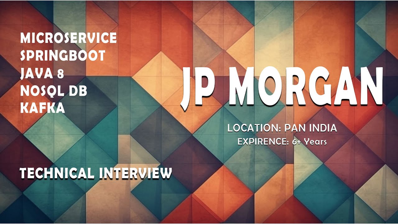 ВЫБРАНО? | JP MORGAN | Интервью в режиме реального времени по теме Spring Boot на Java Microservi...