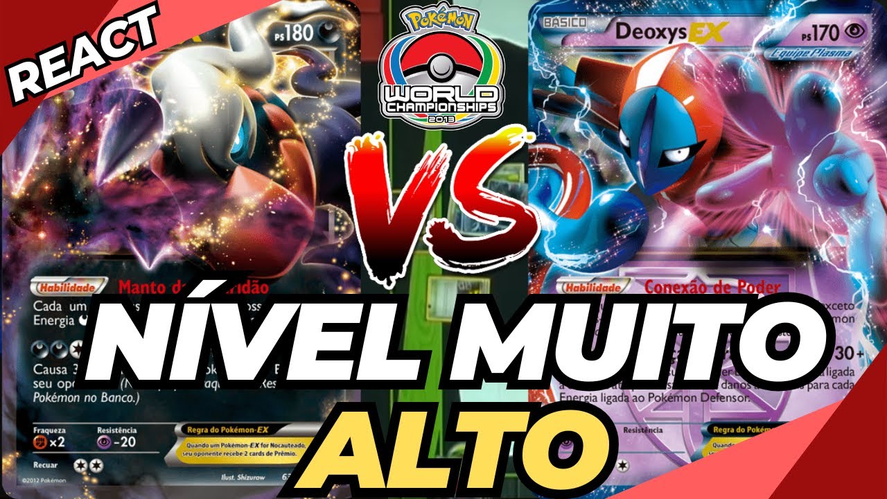 MEU DECK FAVORITO DE TODOS OS TEMPOS! Darkrai vs Plasma Box | React da final do Mundial 2013