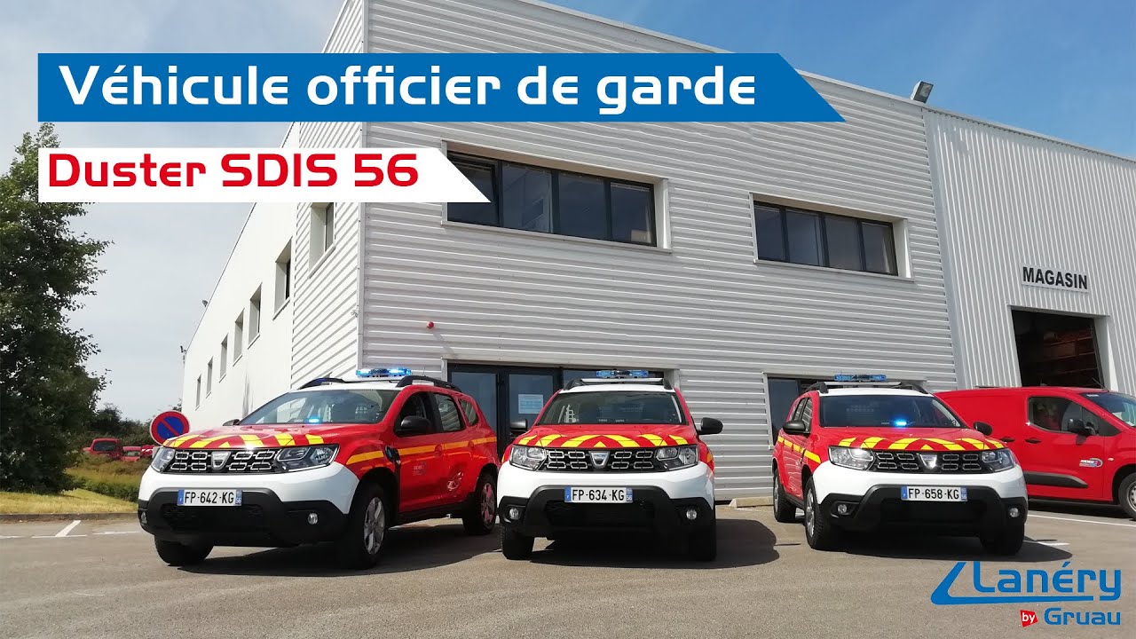 Présentation -22 / DACIA DUSTER 4x4 / Véhicule Officier de Garde - SDIS 56/ Lanery by Gruau