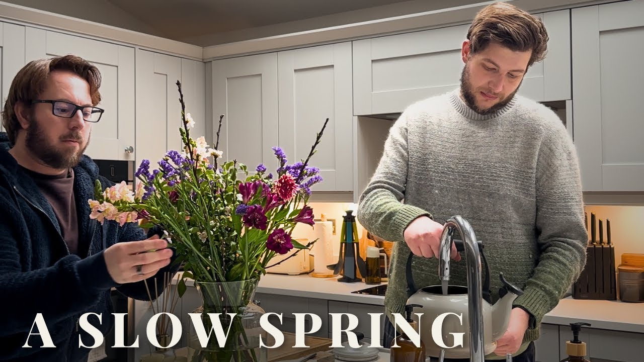 Slow Living in our English Cottage | Spring Flowers, Home Cooking & A Trip to Wales