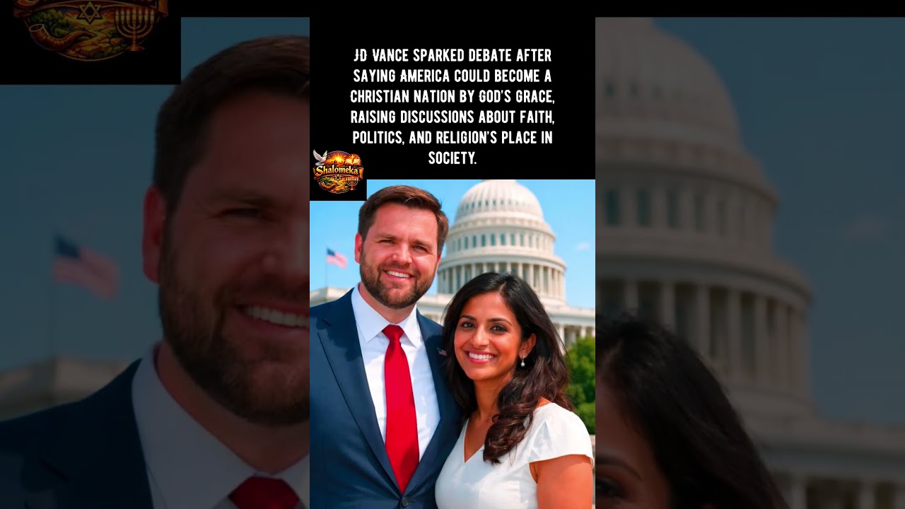 Debate sparked by statements about a Christian nation#JDVance#FaithJourney#ChristianFaith