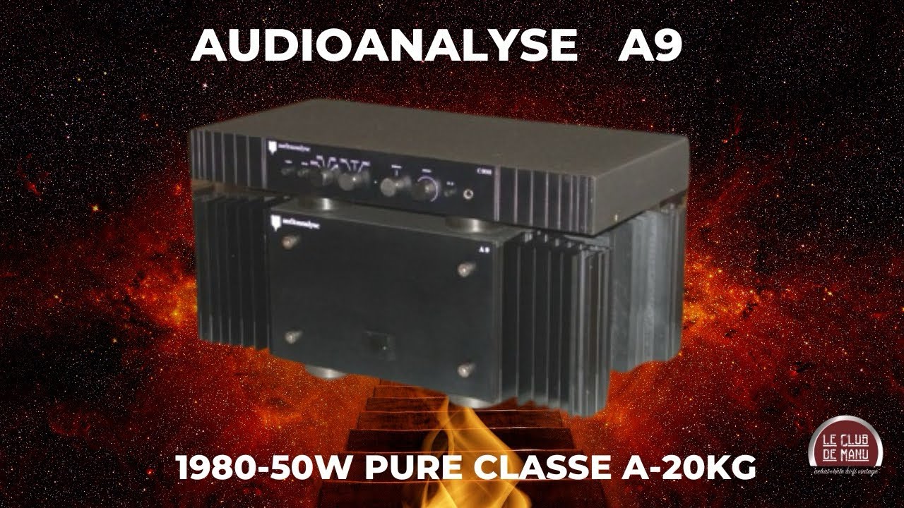 AMPLI DE PUISSANCE AUDIOANALYSE A9 🇫🇷👌🎼
