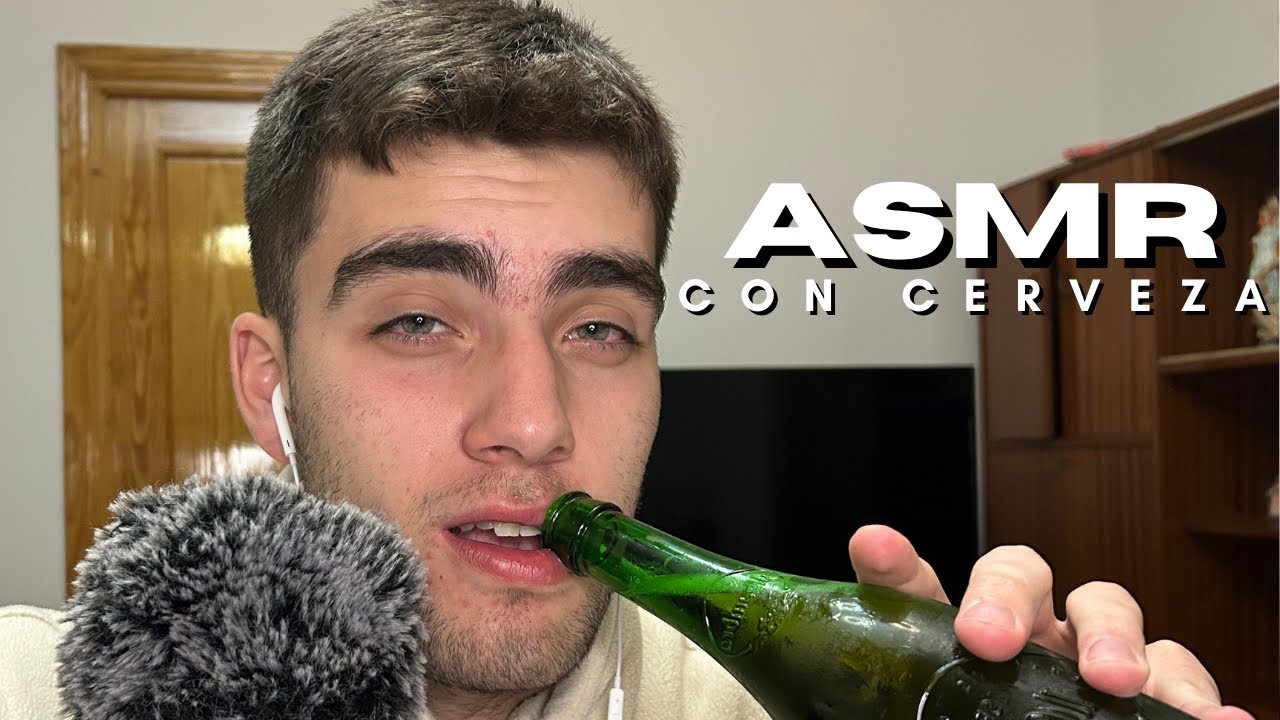 ASMR PROBANDO CERVEZA ESPAÑOL