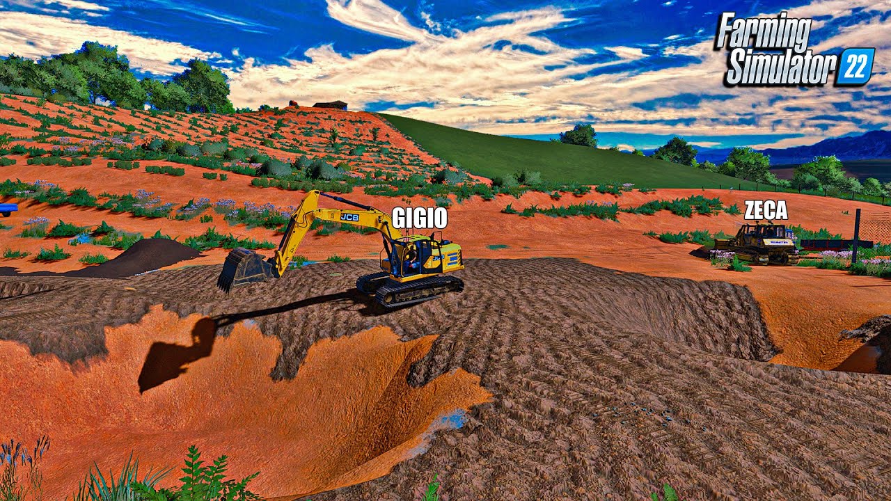 Fazenda simulada  #02 | Construí açudes para criar tilápias | Farming simulator 22