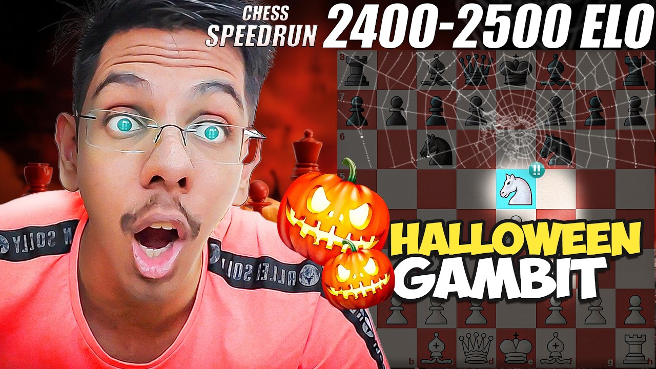 HALLOWEEN GAMBIT | Chess Rating Climb 2400 to 2500 ELO