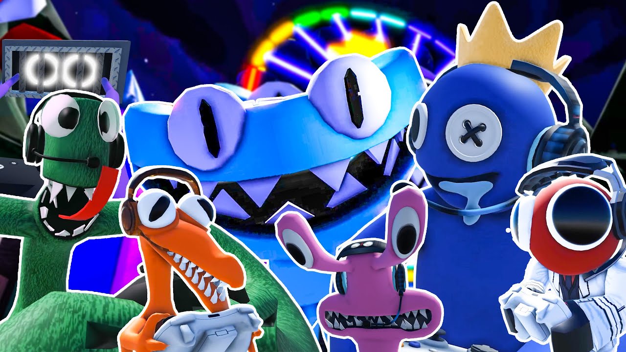 Двери, сущности и монстры Rainbow Friends. Играйте в Rainbow Friends. Глава 2. Обновление Odd Wor...