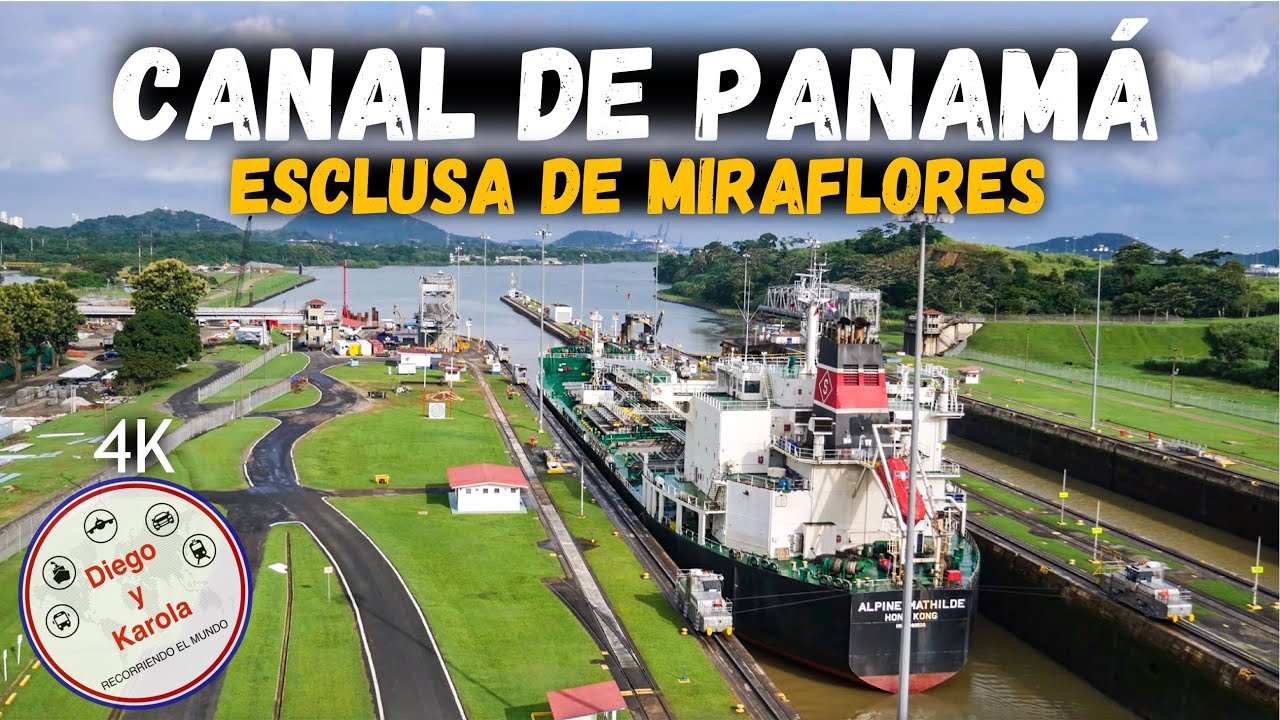 CANAL DE PANAMÁ, CÓMO ES Y CÓMO LLEGAR A LA ESCLUSA DE MIRAFLORES | PANAMÁ | 4K |