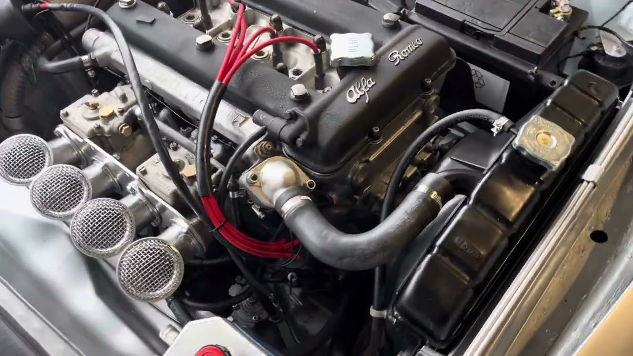 Alfa Romeo Nord Engine 1750🍀With Stainless Steel exhausts system  