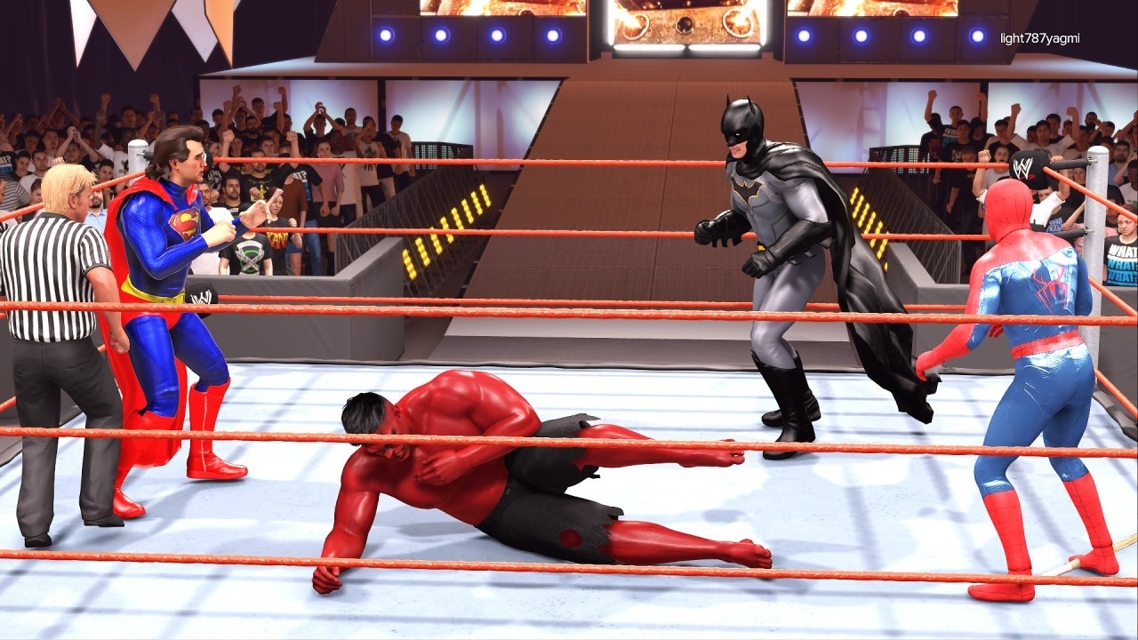280. super man vs betman redhulk superhero wwe,Best Marvel's Avengers Tag Teams | Elimination Match