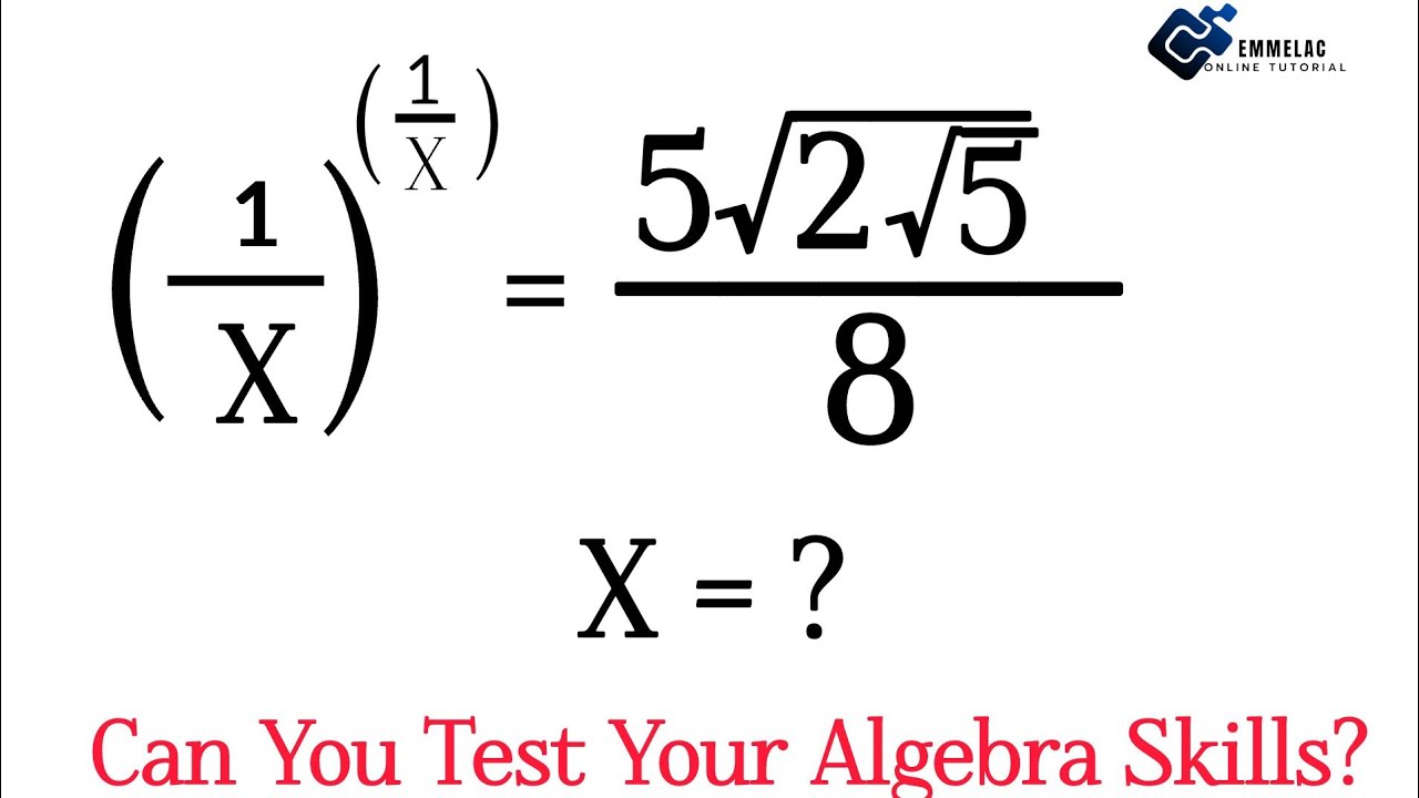 An Astonishing Approach To Solving For X | Can you Solve This?