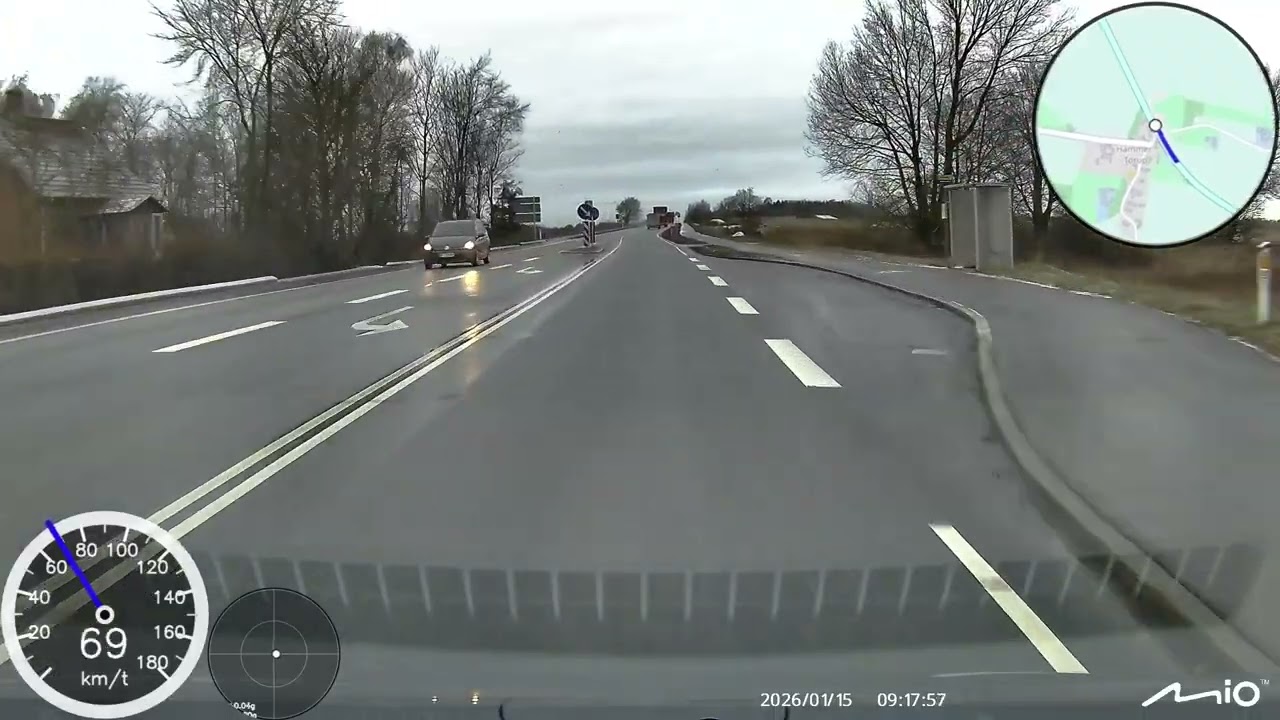 2026-01-15 | Drive from Præstø to Slagelse - Danish Dashcam