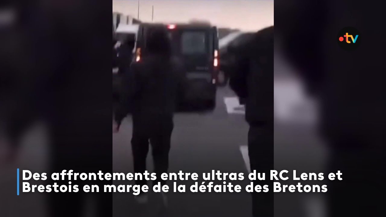 Des affrontements entre ultras du RC Lens et Brestois en marge de la d&eacute;faite des Bretons