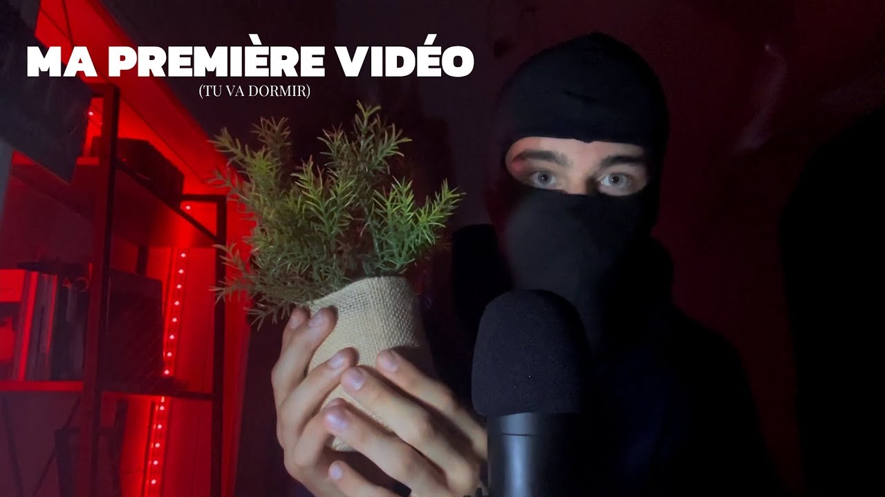 ASMR MA PREMIÈRE VIDÉO (tu va dormir c’est sur)