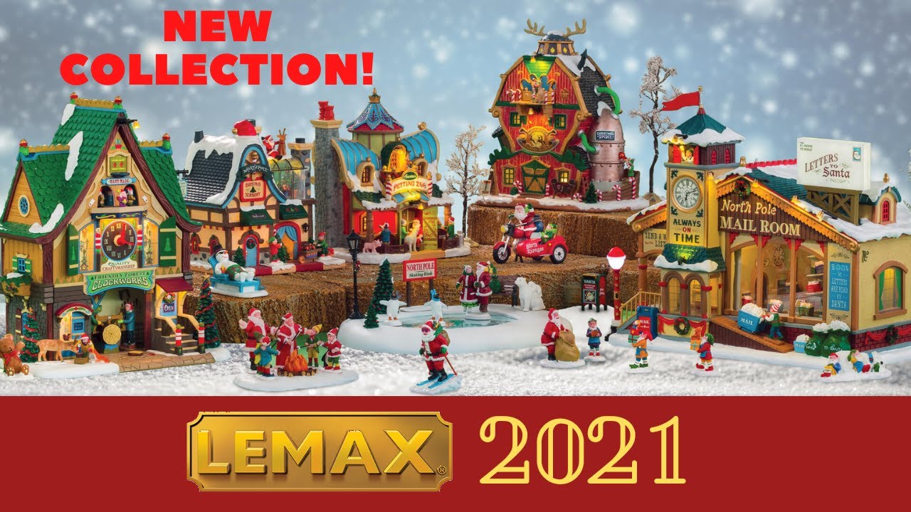 🛒WHAT A GREAT COLLECTION!! NEW LEMAX CHRISTMAS VILLAGE COLLECTION