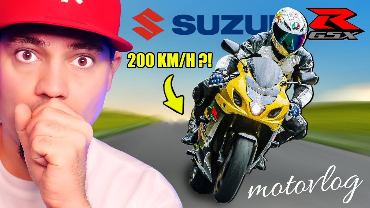 🏍️ MOTOVLOG : TO SUZUKI GSX-R JECHAŁO 200 KM/H! *pierdłem ze strachu* | Juniorsky Vlog