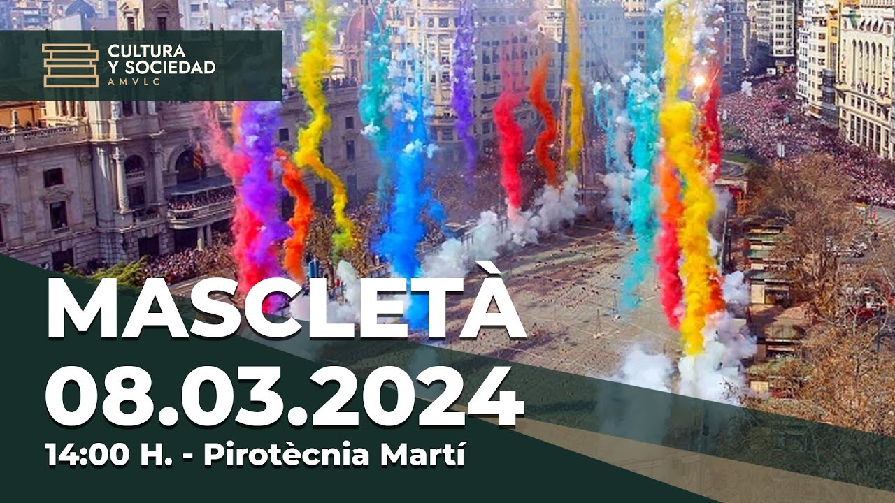Mascletà 8 de Marzo: Pirotecnia Martí | Fallas 2024 | Retransmisión en directo