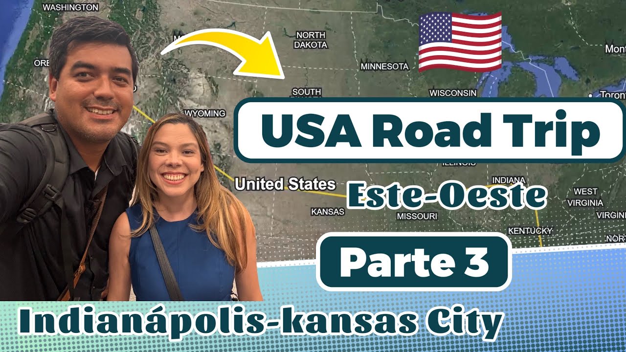 🔥Así Viajamos de Indianápolis-Kansas City | 🇺🇸 USA Road Trip de ESTE-OESTE | Parte 3