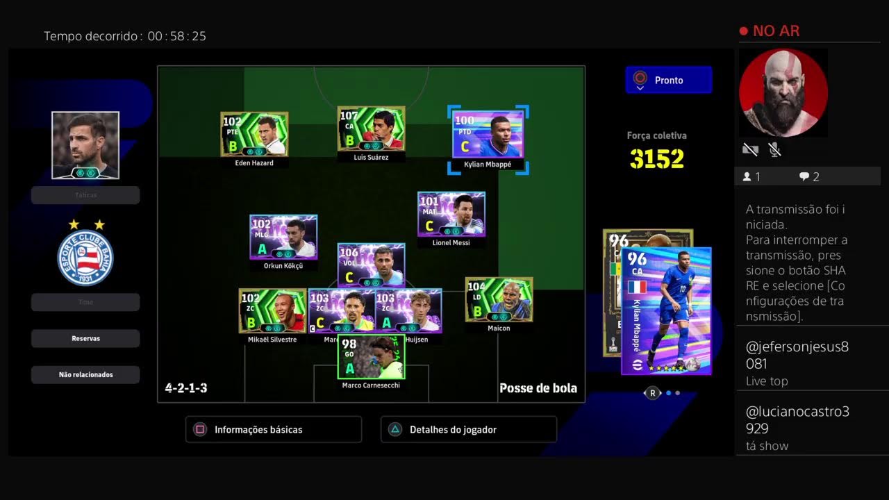 Transmissão ao vivo do PS4 de PACHOLABA