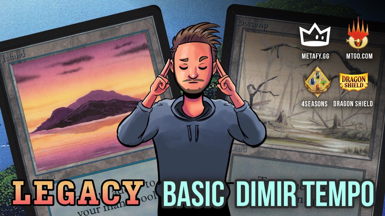 Непобедимая колода: Dimir с кучей базовых земель + ГАЙД! Legacy Tempo