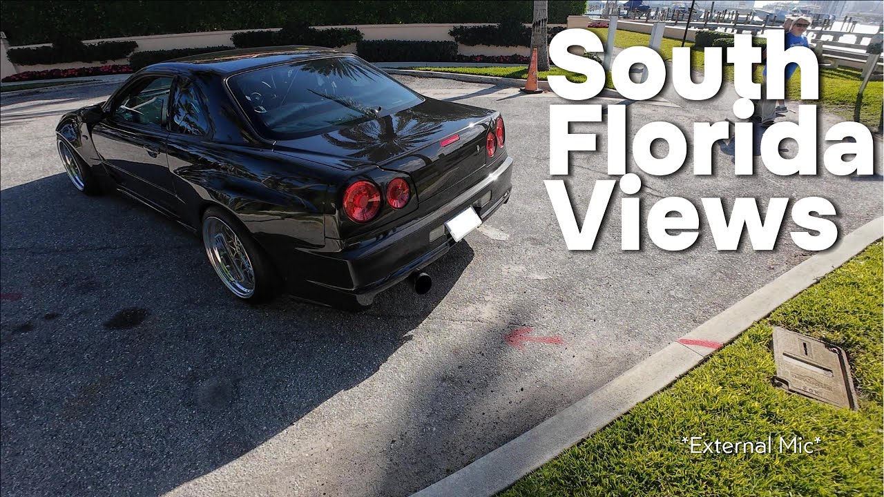 Nissan Skyline R34 POV: 3:00pm in Palm Beach Florida